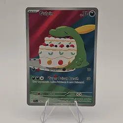 Pokemon Gulpin 154/142 SV08 Stellar Crown Illustration Rare Holo - Image 1