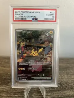 2023 Pokemon Pikachu Illustration Rare PSA 10 Graded Card #173 - Image 1
