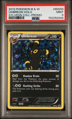 2013 POKEMON BLACK & WHITE PROMO #BW93 UMBREON-HOLO PSA 9 (Q948 - Image 1