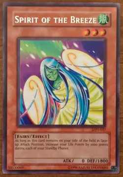Yu-Gi-Oh! Spirit of the Breeze LON-037 Labyrinth Effect Wind - Image 1