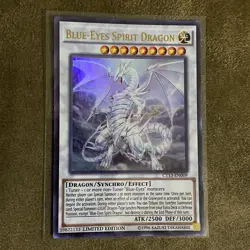 1x Blue-Eyes Spirit Dragon - Ultra Rare - CT13-EN009 - Limited Edition - LP - Image 2