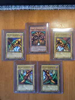 Yugioh TCG Exodia the Forbidden One Complete Set - LP - Image 1