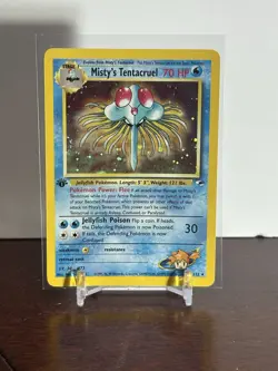 Misty's Tentacruel 1st Edition Holo Rare Gym Heroes 010/132 Lp/Nm Pokemon Card - Image 1