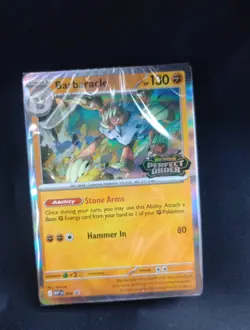 Barbaracle MEP065💥 STAMPED PROMO💥. Perfect Order Pokemon TCG Sealed Cards - Image 1