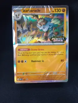 Barbaracle MEP065💥 STAMPED PROMO💥. Perfect Order Pokemon TCG Sealed Cards - Image 4