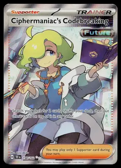 Pokemon Card - Ciphermaniac's Codebreaking Temporal Forces 198/162 Ultra Rare - Image 1