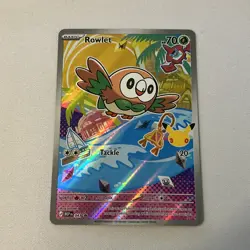Rowlet MEP043 - 2026 First Partners Illustration Promo Alola - Pokemon Card RARE - Image 1