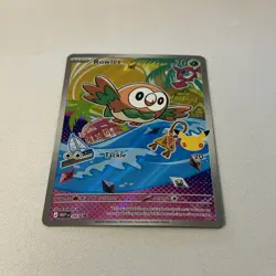 Rowlet MEP043 - 2026 First Partners Illustration Promo Alola - Pokemon Card RARE - Image 2