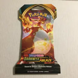 4 New Pokemon Sword & Shield Darkness Ablaze Packs - 40 Total Cards - Image 5