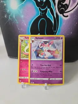 Pokemon Card - Sylveon Sword & Shield Promo SWSH211 And Cosmic Eclipse 155/236 - Image 1