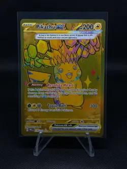 Pikachu EX 179/131 Gold Secret Rare Pokemon Card NM ⚡ - Image 1
