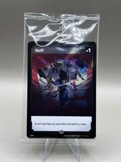 Riftbound Fist Bump Buff Promo Card - Still Sealed! - Image 1