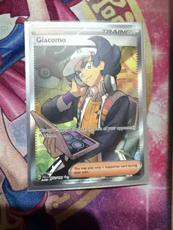 Giacomo - 252/193 - Pokemon Paldea Evolved Full Art Ultra Rare Card NM - Image 1