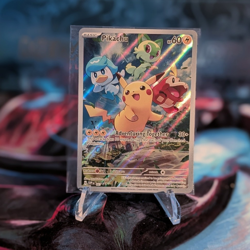 Pikachu 027 Full Art Promo Holo Pokemon Card SEALED - Image 1