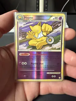 Pokemon Trading Card Game HeartGold & SoulSilver 23/123 Hypno reverse holo rare - Image 1