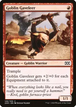MTG Goblin Gaveleer [Double Masters] Lightly Played Foil Magic - Image 1