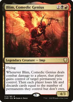MTG Blim, Comedic Genius [Commander Legends] Foil Near Mint Magic - Image 1