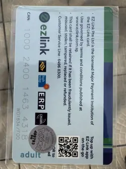 Pokemon Center Singapore - 5th Anniversary EZ-Link Card - Limited Edition - Image 2