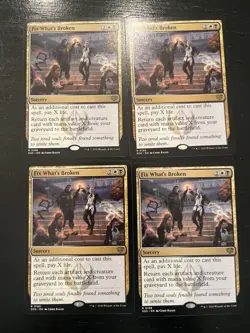 Fix What’s Broken X4X NM/M Secrets of Strixhaven SOS MTG - Image 1