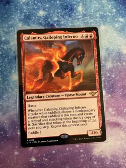 x1 Calamity, Galloping Inferno OTJ MTG 116 RARE M/NM 1x - Image 1