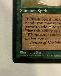 Elvish Spirit Guide - Uncommon Alliances (ALL) Magic the Gathering 1996 - NM - Image 2