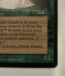 Elvish Spirit Guide - Uncommon Alliances (ALL) Magic the Gathering 1996 - NM - Image 3