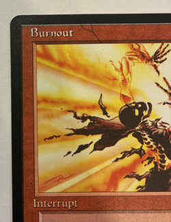 Burnout Alliances Magic the Gathering 1996 NM - Image 5