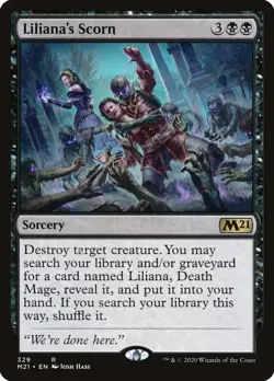 MTG Liliana's Scorn [Core Set 2021] Near Mint Magic - Image 1