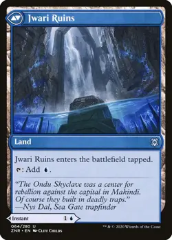 MTG Jwari Disruption // Jwari Ruins [Zendikar Rising] Near Mint Magic - Image 2
