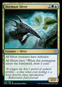 MTG Dormant Sliver [Time Spiral Remastered] Near Mint Magic - Image 1