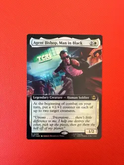 Agent Bishop, Man in Black (Extended Art) Foil R Teenage Mutant Ninja Turtles 25 - Image 1