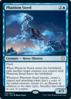 MTG Phantom Steed [Dungeons & Dragons: Adventures in the Forgotten Realms Comman - Image 1