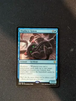 MTG Displacer Kitten Rare Creature Commander Legends 2022 - Image 1