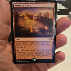 Arena of Glory Modern Horizons 3 Land Rare Red Regular English - Image 1
