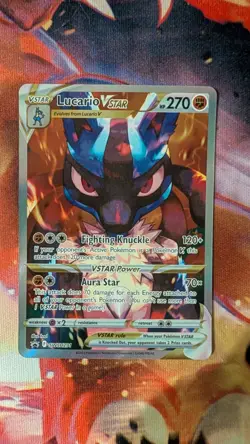 Lucario VSTAR SWSH291 Crown Zenith ETB Black Star Promo Pokemon TCG Card Sealed - Image 1