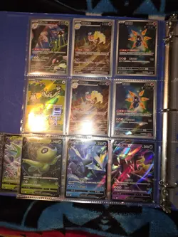 Pokemon Cards Binder Lot Of 212 Cards.. illustration Arts, Vmax, Ex's, V's - Image 2
