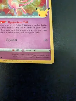Pokemon TCG SWSH Celebrations Mew Holo Rare 011/025 NM - Image 4