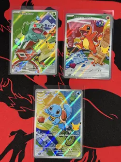 Pokemon TCG First Partner Illustration Collection Series 1 Kanto GEN 1 Set - Image 1