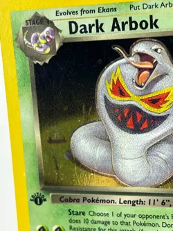 1st Edition Dark Arbok 2/82 - Team Rocket - Holo - Pokemon - NM - Image 3