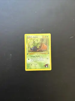 Erika’s Oddish 1st Edition 70/132 Gym Challenge Pokemon Card - Image 1