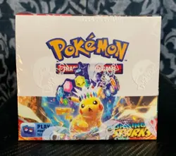 Pokemon TCG: Surging Sparks Scarlet & Violet Factory Sealed Booster Box SV08 - Image 1