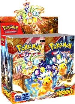 Pokemon TCG: Surging Sparks Scarlet & Violet Factory Sealed Booster Box SV08 - Image 2