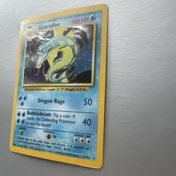 Gyarados 6/102 Original Holo Rare Base Set Pokemon Card 1999 - Image 3