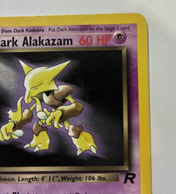 Dark Alakazam Team Rocket #18 Rare WOTC Pokemon 2000 LP - Image 4