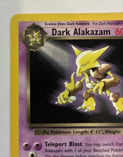 Dark Alakazam Team Rocket #18 Rare WOTC Pokemon 2000 LP - Image 5