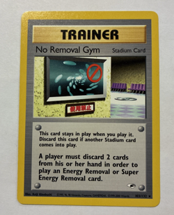 No removal Gym - Gym Heroes Pokemon 2000 #103/132 Rare NM - Image 1