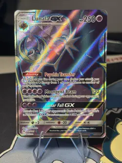 Pokemon SM Base Set #141/149 Ultra Rare,Holo Lunala GX (Full Art) - Image 1