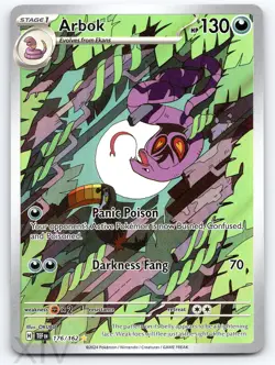 Arbok 176/162 Pokemon Temporal Forces Illustration Rare - Image 1
