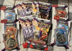 Big Lot 🔥 Pokemon TCG 10x Paldea Evolved Sleeved Booster Packs 4x Blister Packs - Image 1