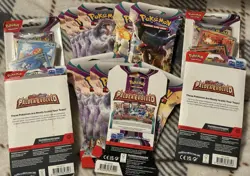 Big Lot 🔥 Pokemon TCG 10x Paldea Evolved Sleeved Booster Packs 4x Blister Packs - Image 2